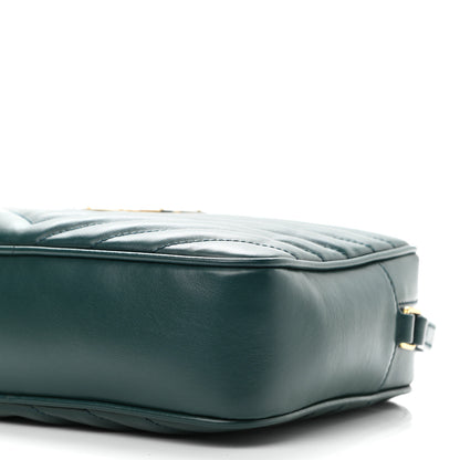Saint Laurent Calfskin Matelasse Monogram Lou Camera Bag Sea Turquoise 10 of 10