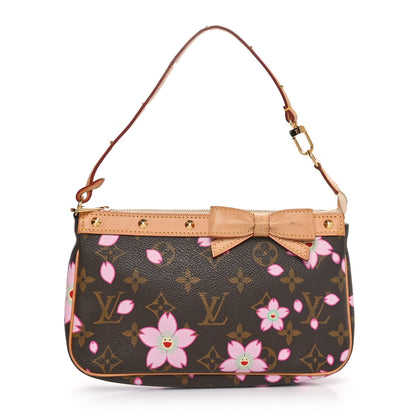 Louis Vuitton Monogram Cherry Blossom Pochette Accessories Brown 1 of 11