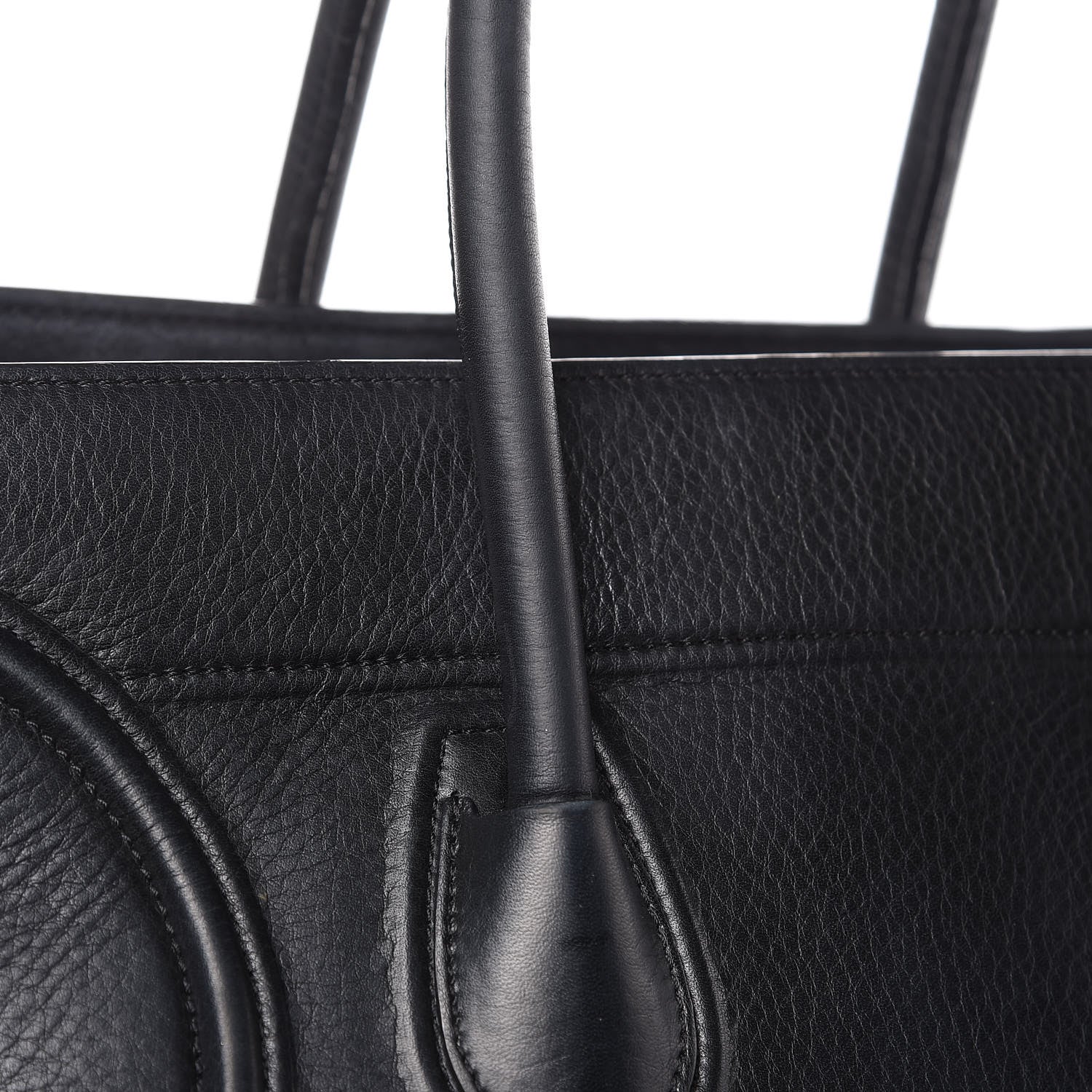 Celine Supple Calfskin Medium Phantom Luggage Black 14 of 21