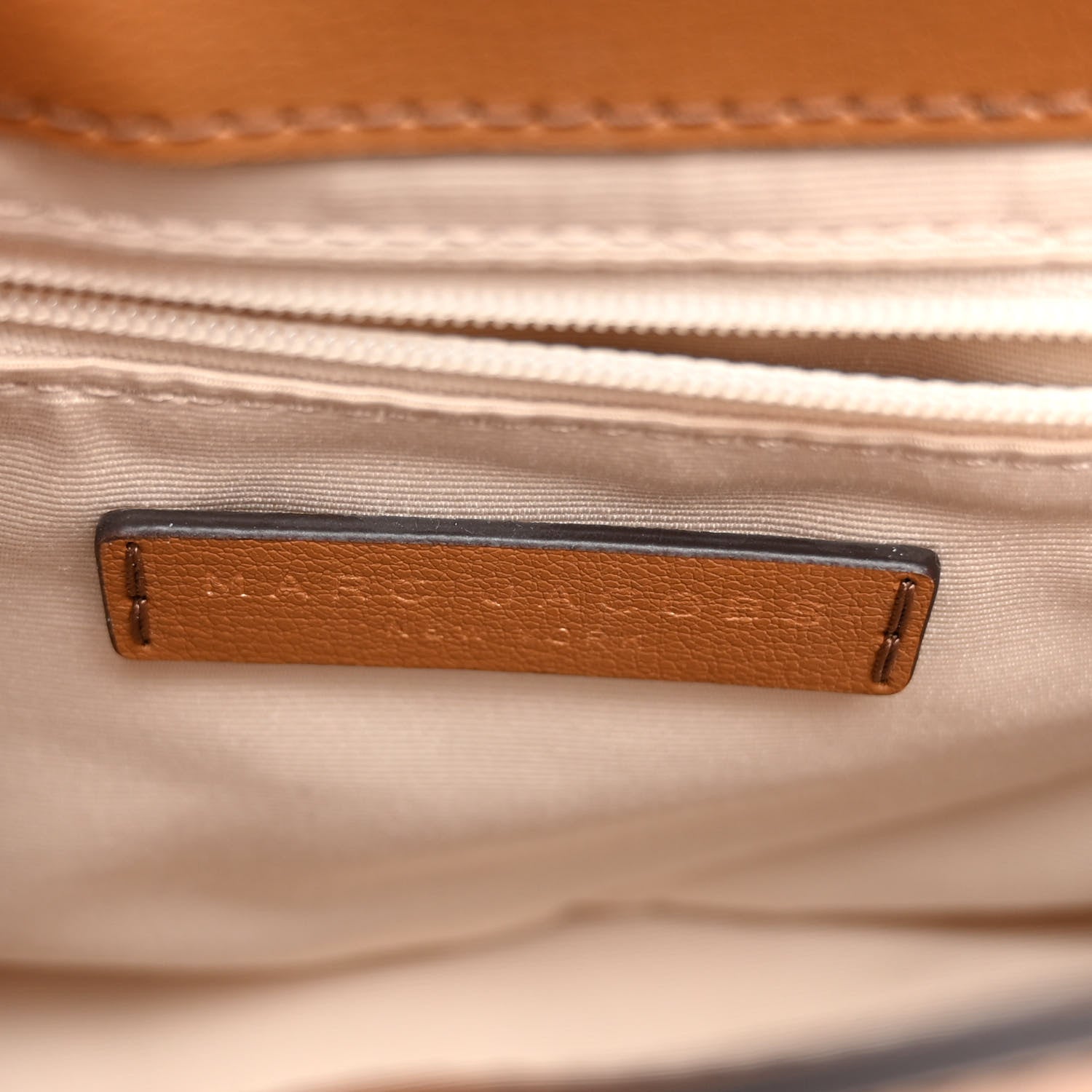 Marc Jacobs Calfskin Mini Rider Top Handle Brown 6 of 9