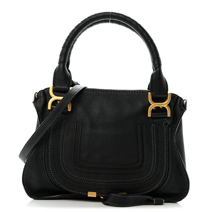 Chloe Calfskin Medium Marcie Satchel Black 1 of 14