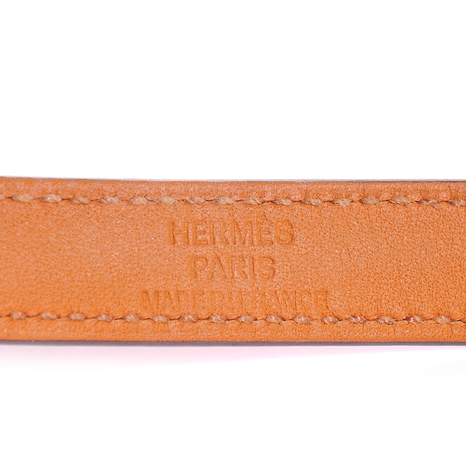 Hermes Epsom Kelly Double Tour Bracelet Small Rouge Casaque 4 of 7