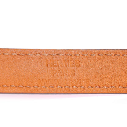 Hermes Epsom Kelly Double Tour Bracelet Small Rouge Casaque 4 of 7