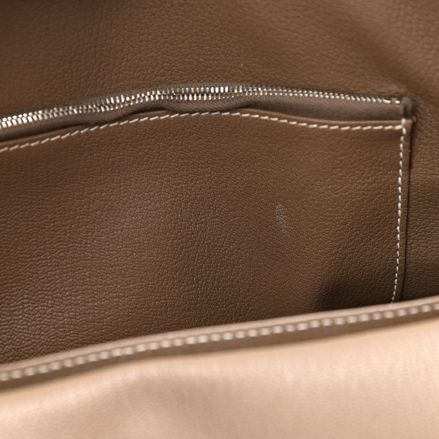 Hermes Taurillon Clemence Jypsiere 34 Etoupe 11 of 13