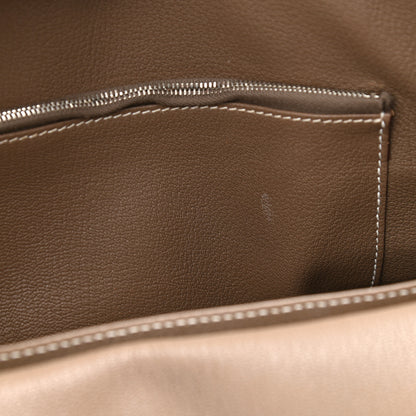 Hermes Taurillon Clemence Jypsiere 34 Etoupe 11 of 13