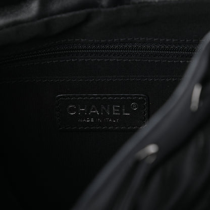 Chanel Calfskin Chevron Quilted Small Urban Spirit Backpack Black 6 of 10