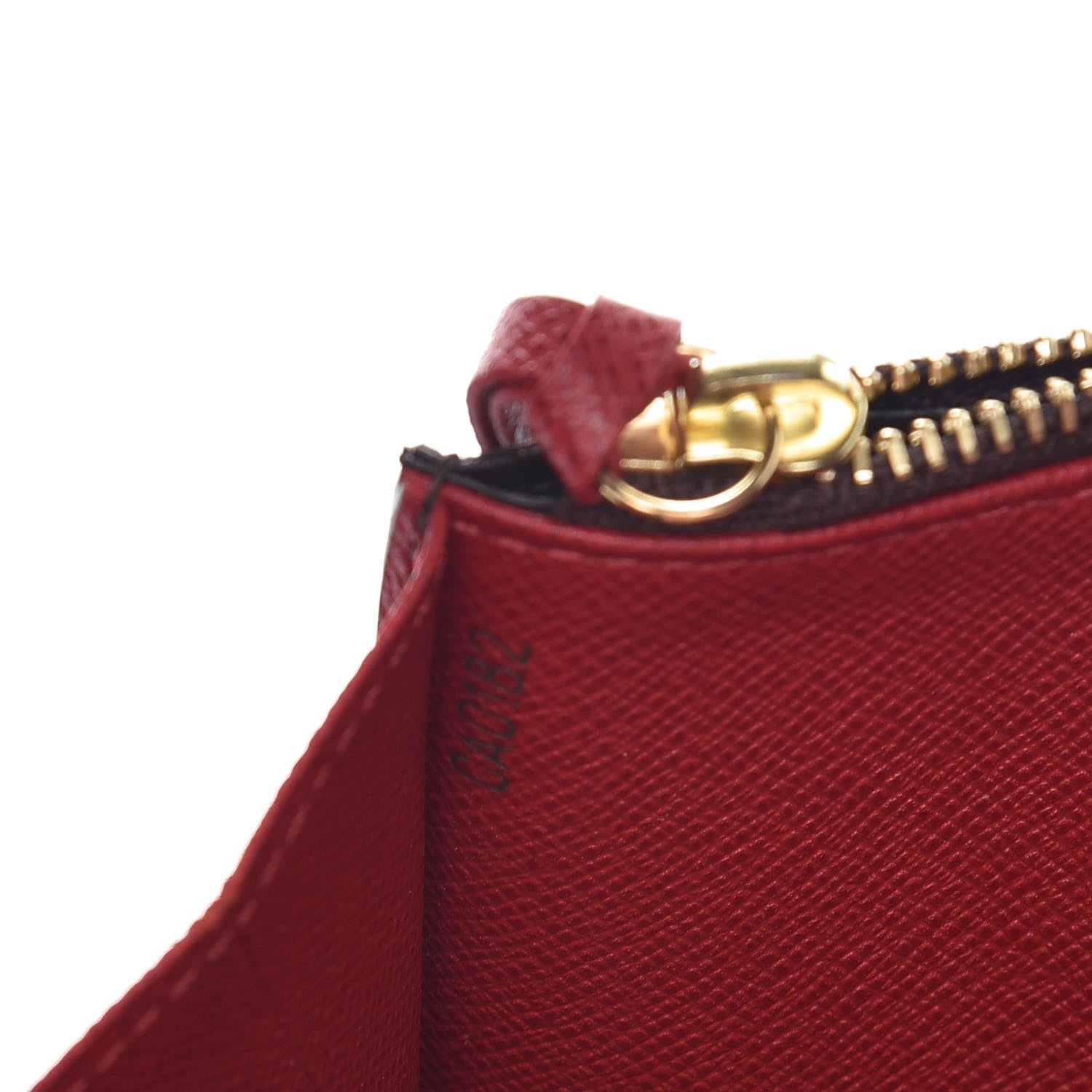 Louis Vuitton Monogram Emilie Wallet Red 7 of 13