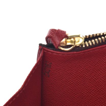 Louis Vuitton Monogram Emilie Wallet Red 7 of 13