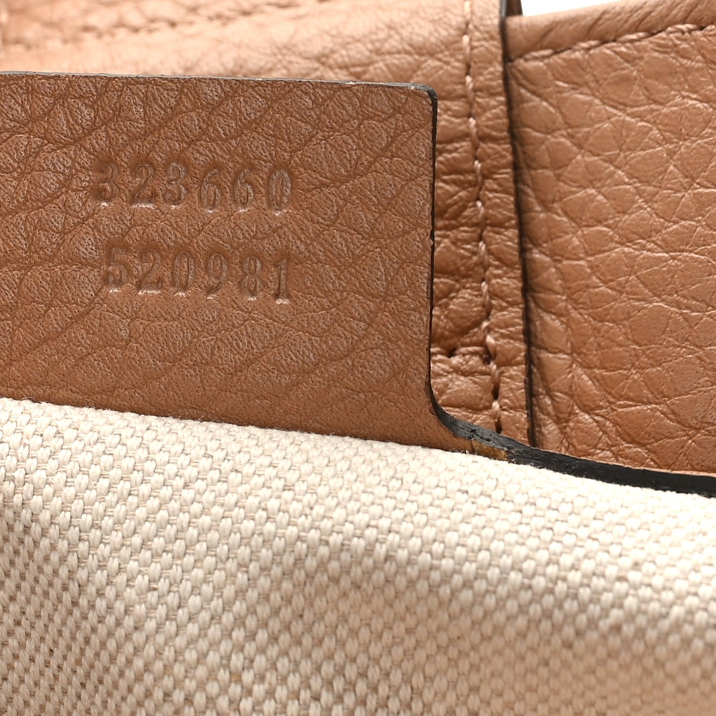 Pebbled Calfskin Medium Bamboo Shopper Tote Camelia