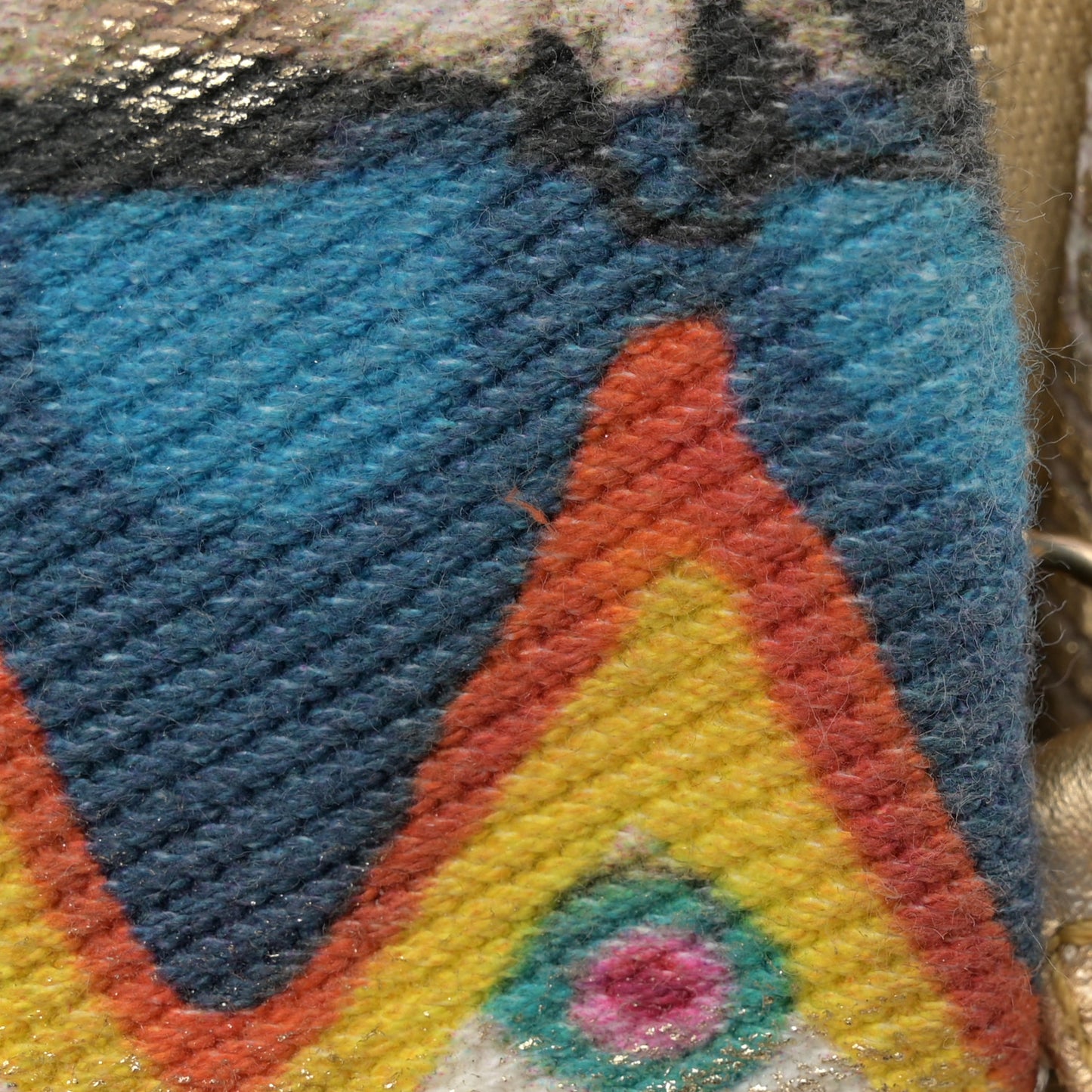 Graffiti Printed Canvas Street Spirit Backpack Multicolor