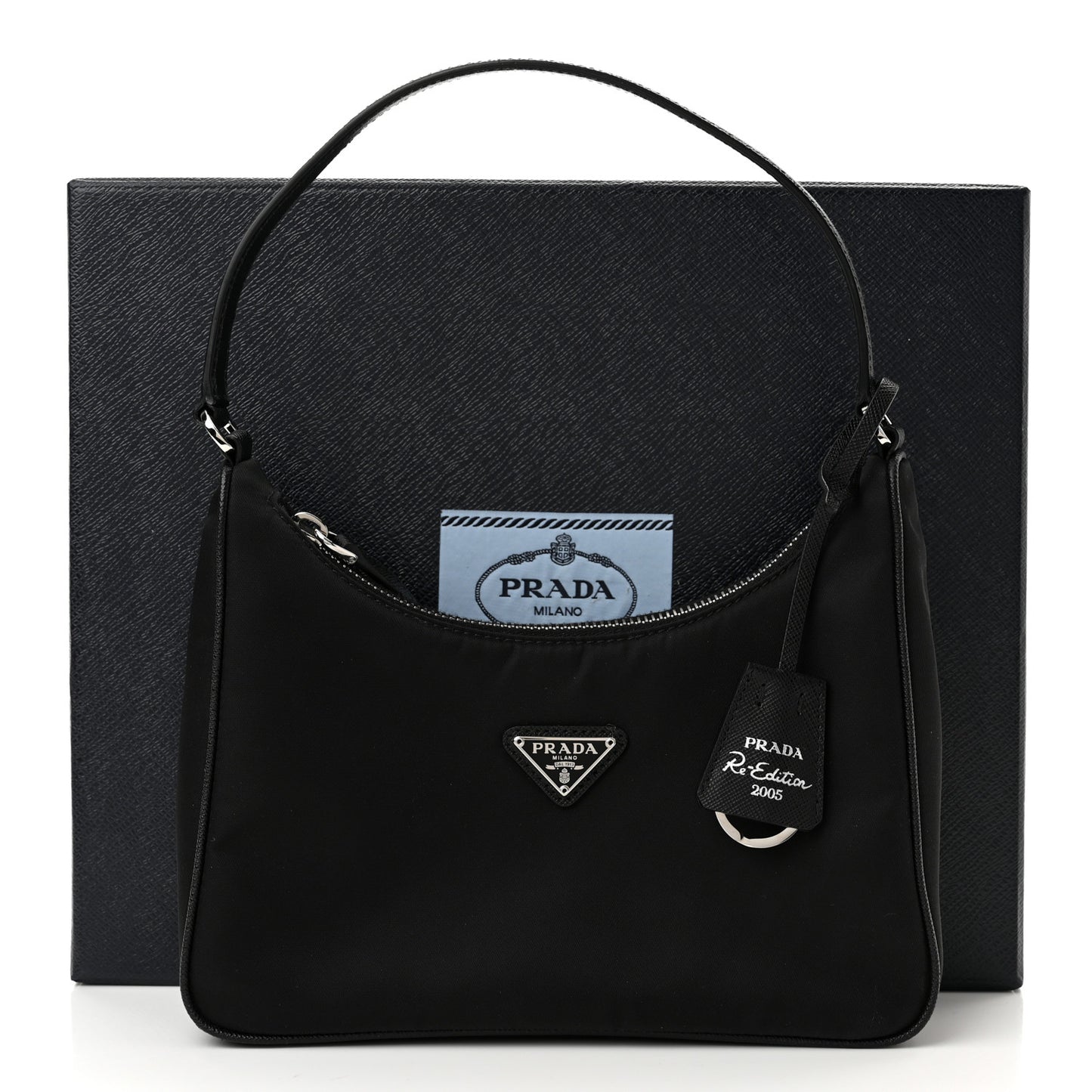 Tessuto Nylon Mini Re-Edition 2000 Bag Black