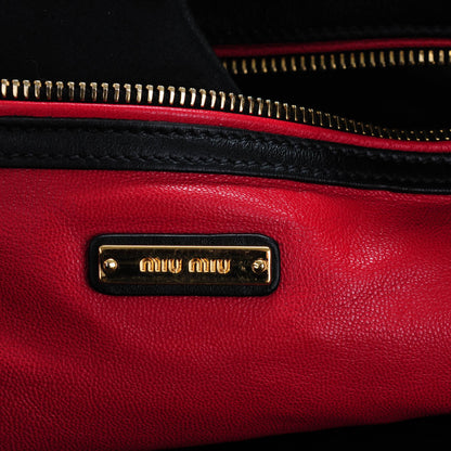 Miu Miu Nappa Sac Cloud Hobo Nero Black 6 of 7