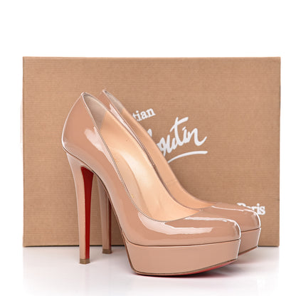 Christian Louboutin Patent Bianca 140 Pumps 36 Nude 12 of 12