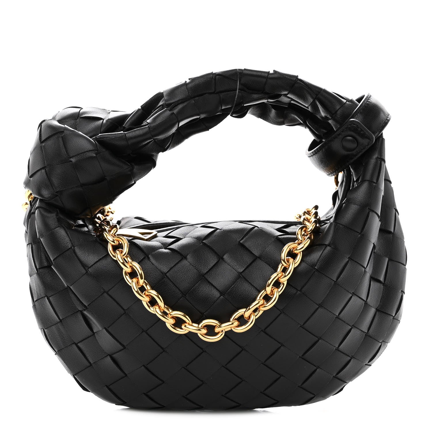 Bottega Veneta Nappa Intrecciato Mini Chain Jodie Black 1 of 9