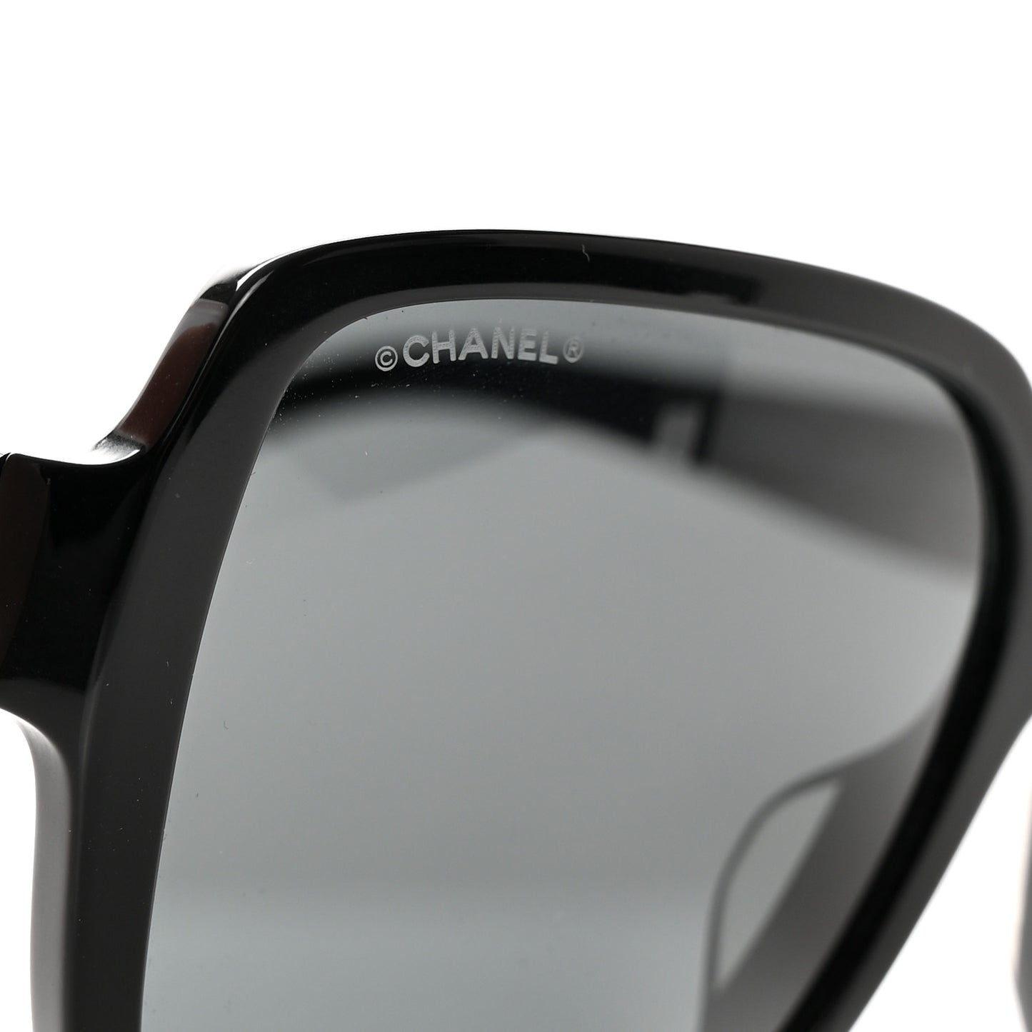 Acetate Square Sunglasses 5408-A Black