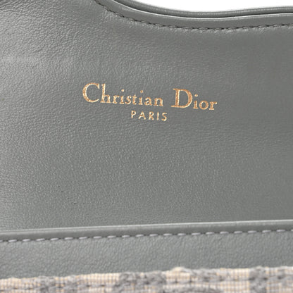 Christian Dior Oblique Saddle Card Holder Gray 6 of 11