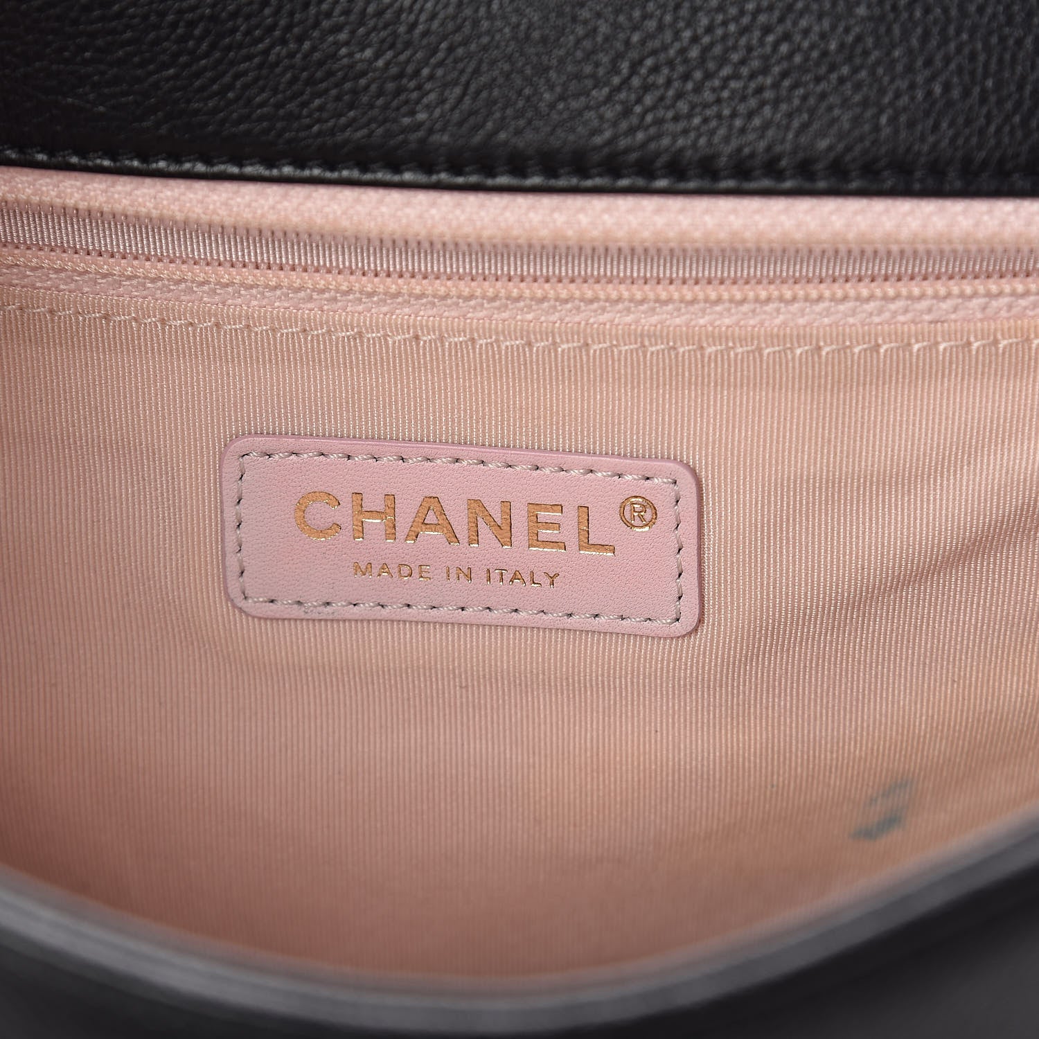 Chanel Caviar Quilted Large Studded Flap Black 6 of 14