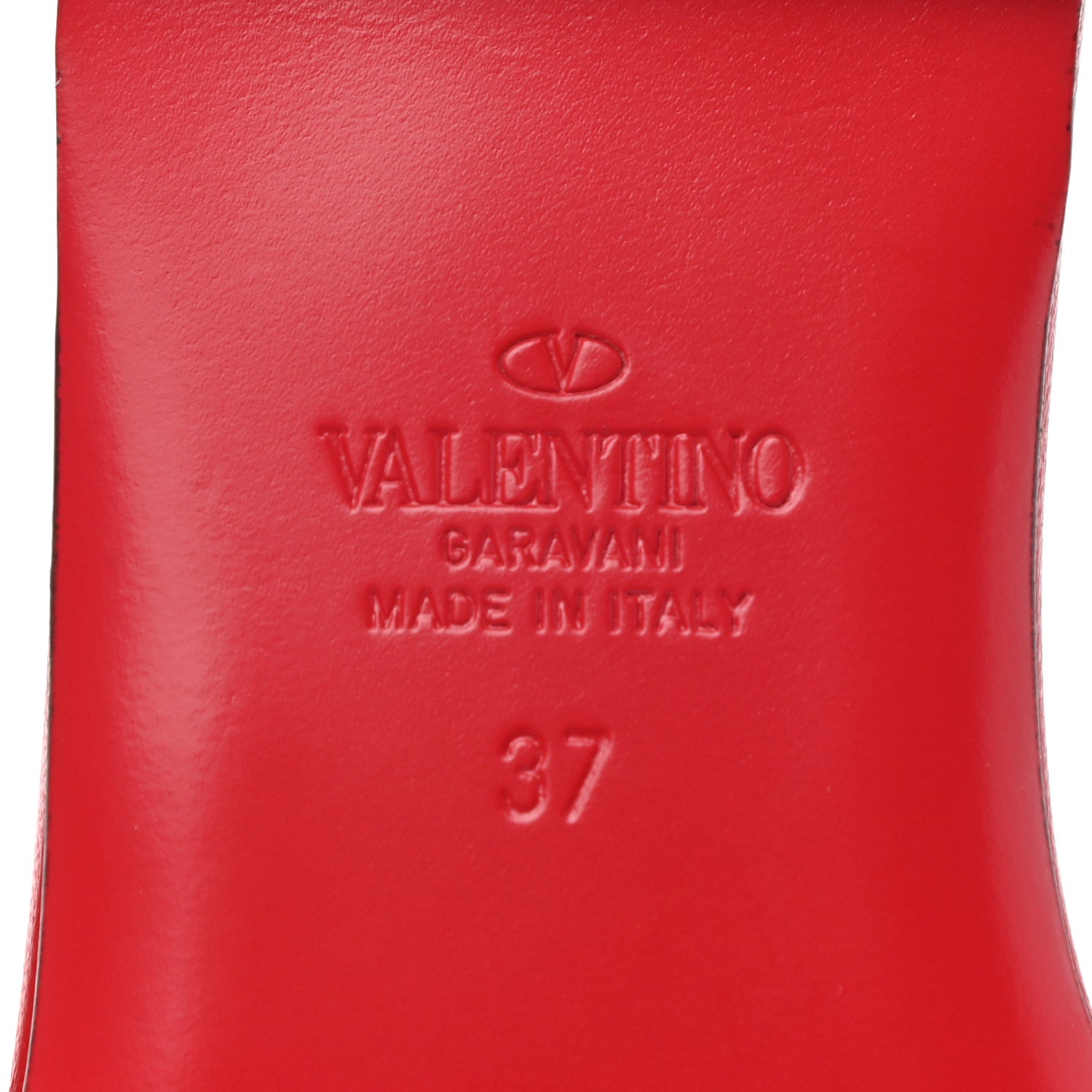Valentino Garavani Nappa Monochrome Roman Stud Flat Slide Sandals 37 Rouge Pur 6 of 8