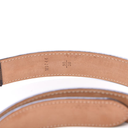 Louis Vuitton Damier Ebene Mini 25mm Belt 90 36 4 of 8