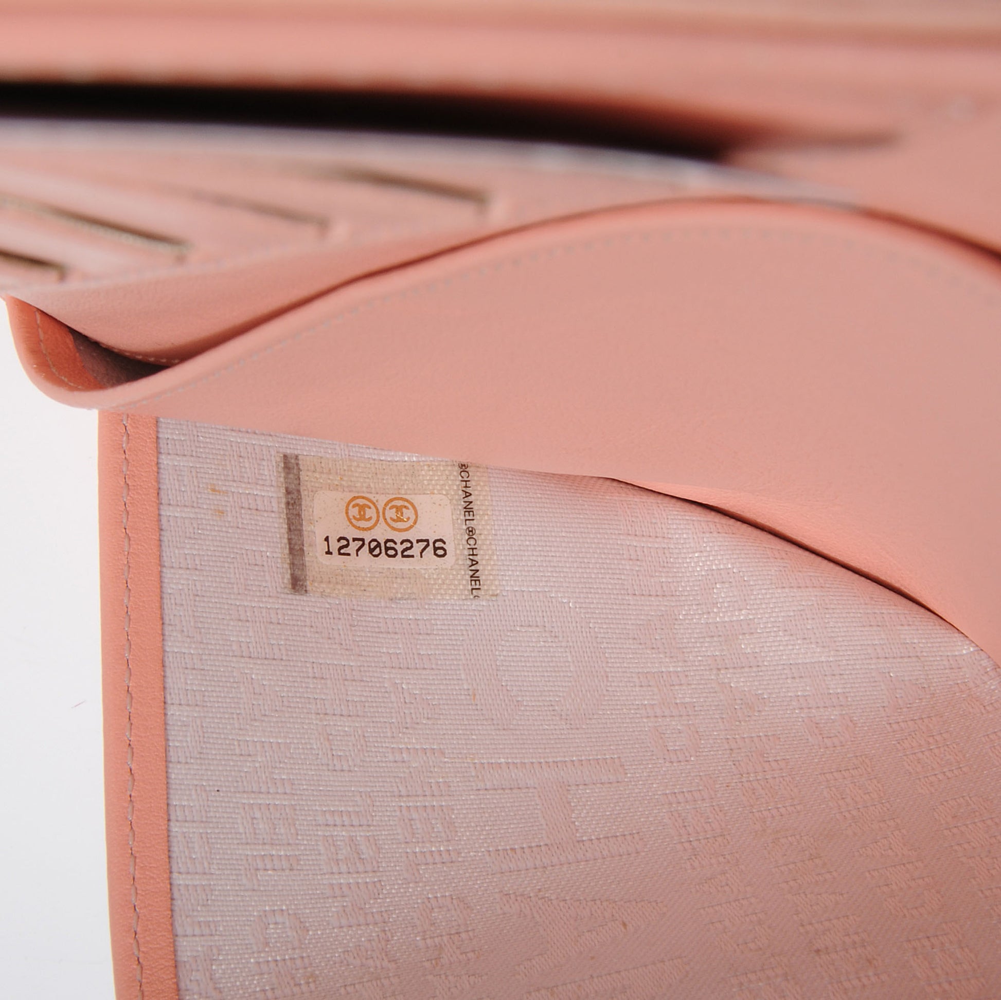 Chanel CC Patent Passport Wallet Pink 9 of 9