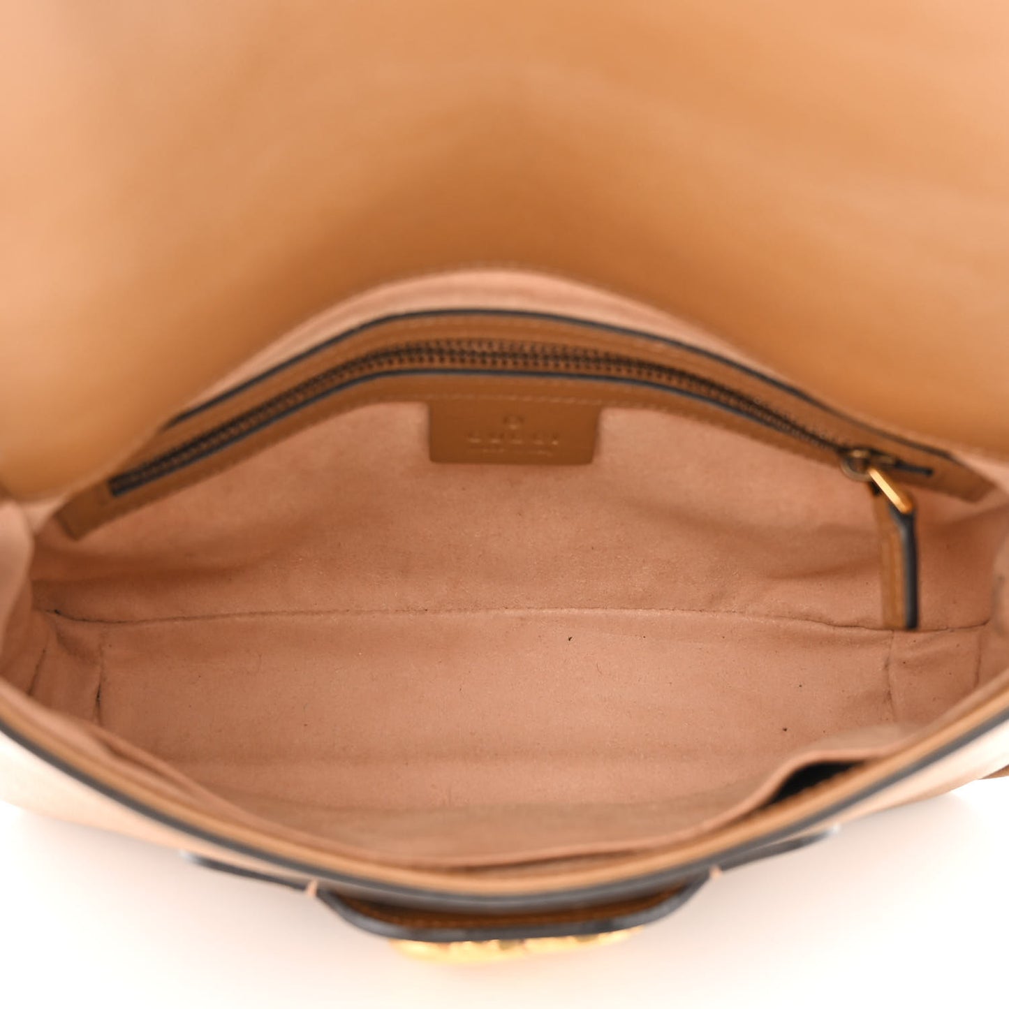 New Sakai Calfskin Lux Web Small Dahlia Messenger Shoulder Bag Quarz Beige