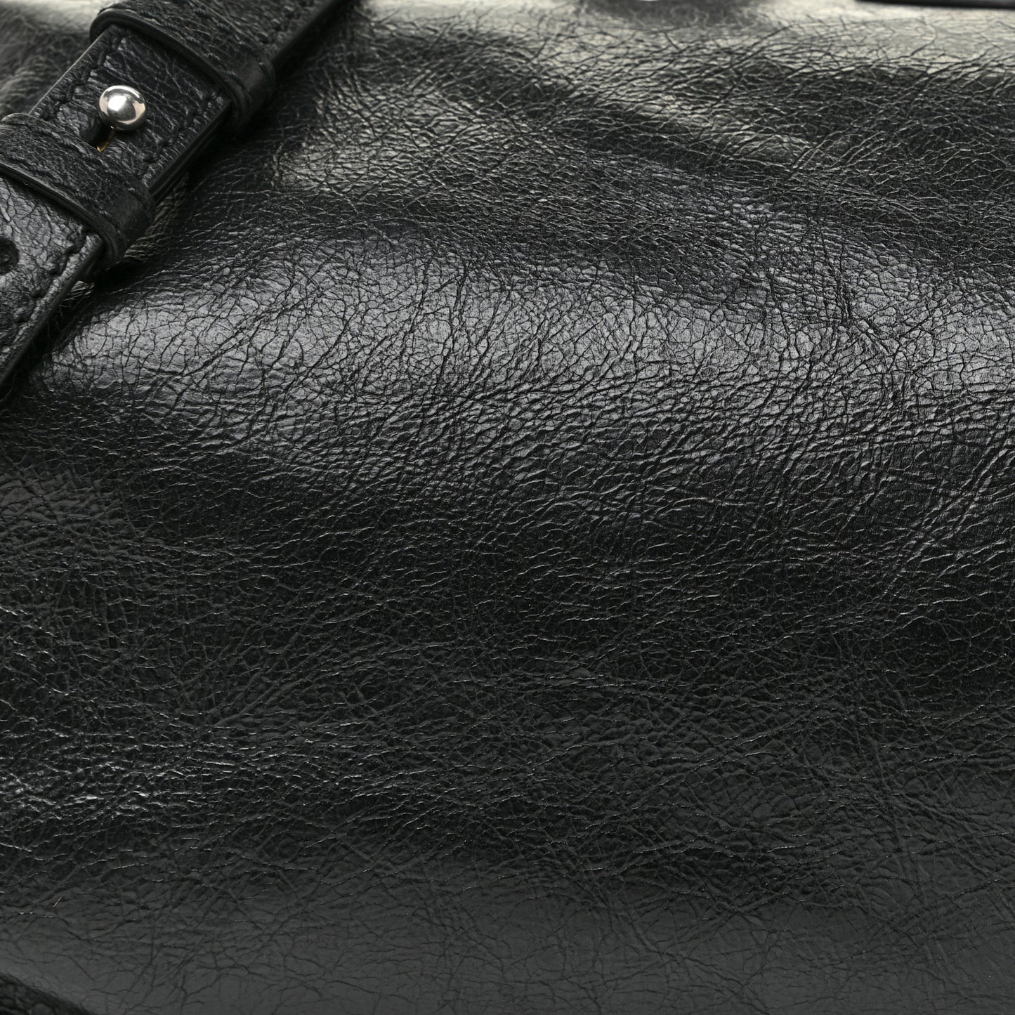Fluffy Calfskin Morpheus Convertible Backpack Black