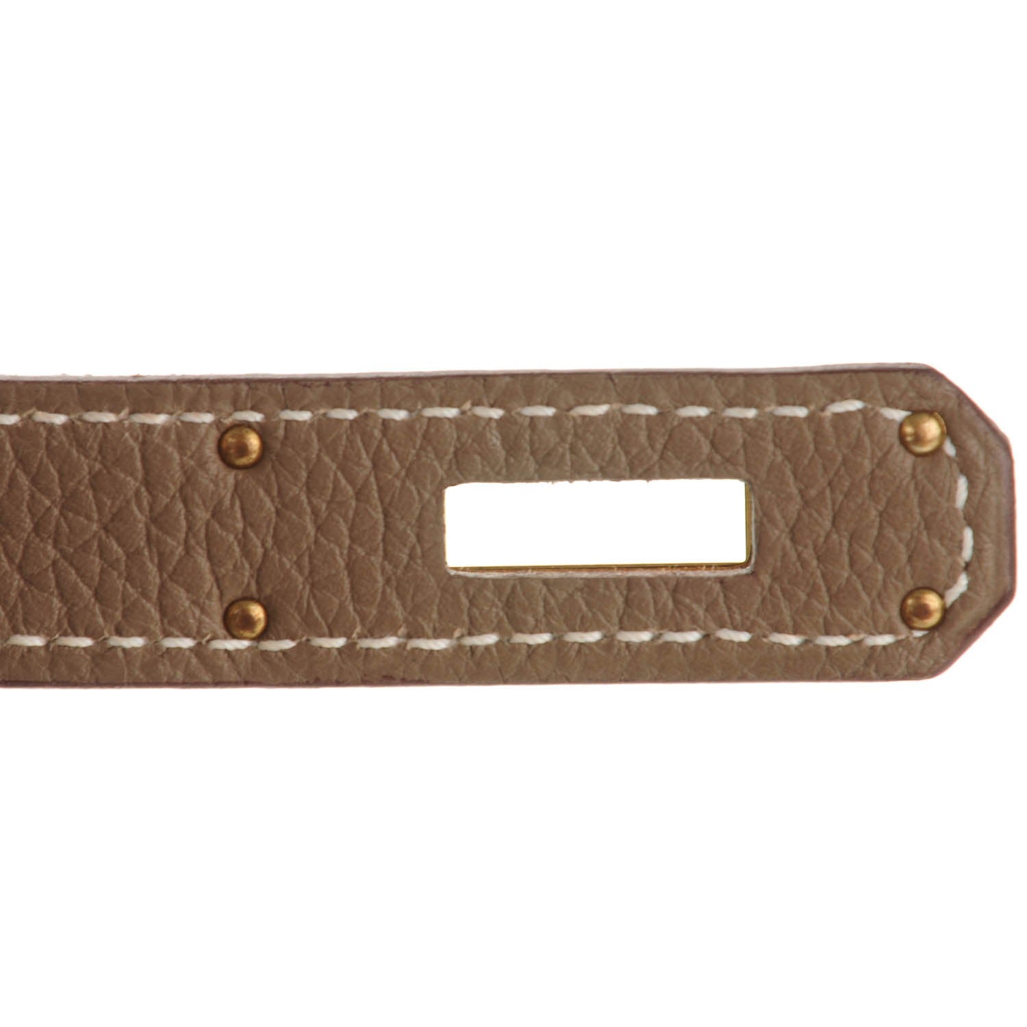 Hermes Togo Kelly Retourne 32 Etoupe 15 of 22