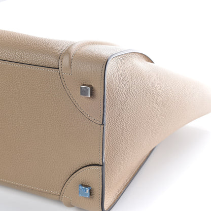 Celine Drummed Calfskin Mini Luggage Dune 11 of 17