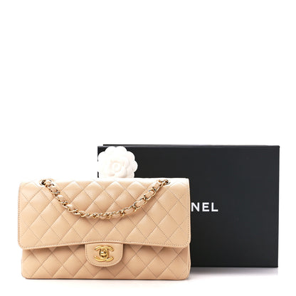 Chanel Caviar Quilted Medium Double Flap Beige 12 of 12