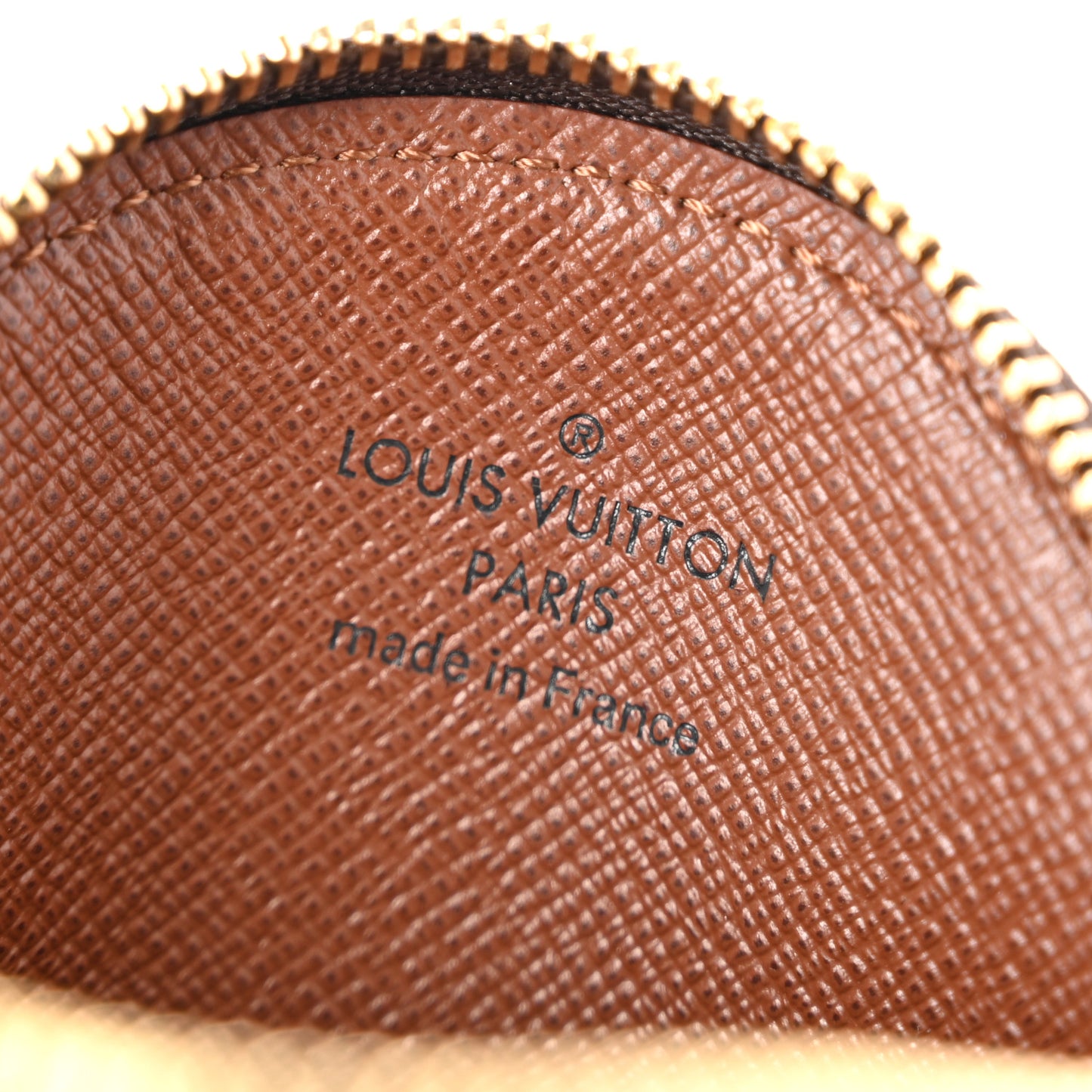Monogram Round Coin Purse