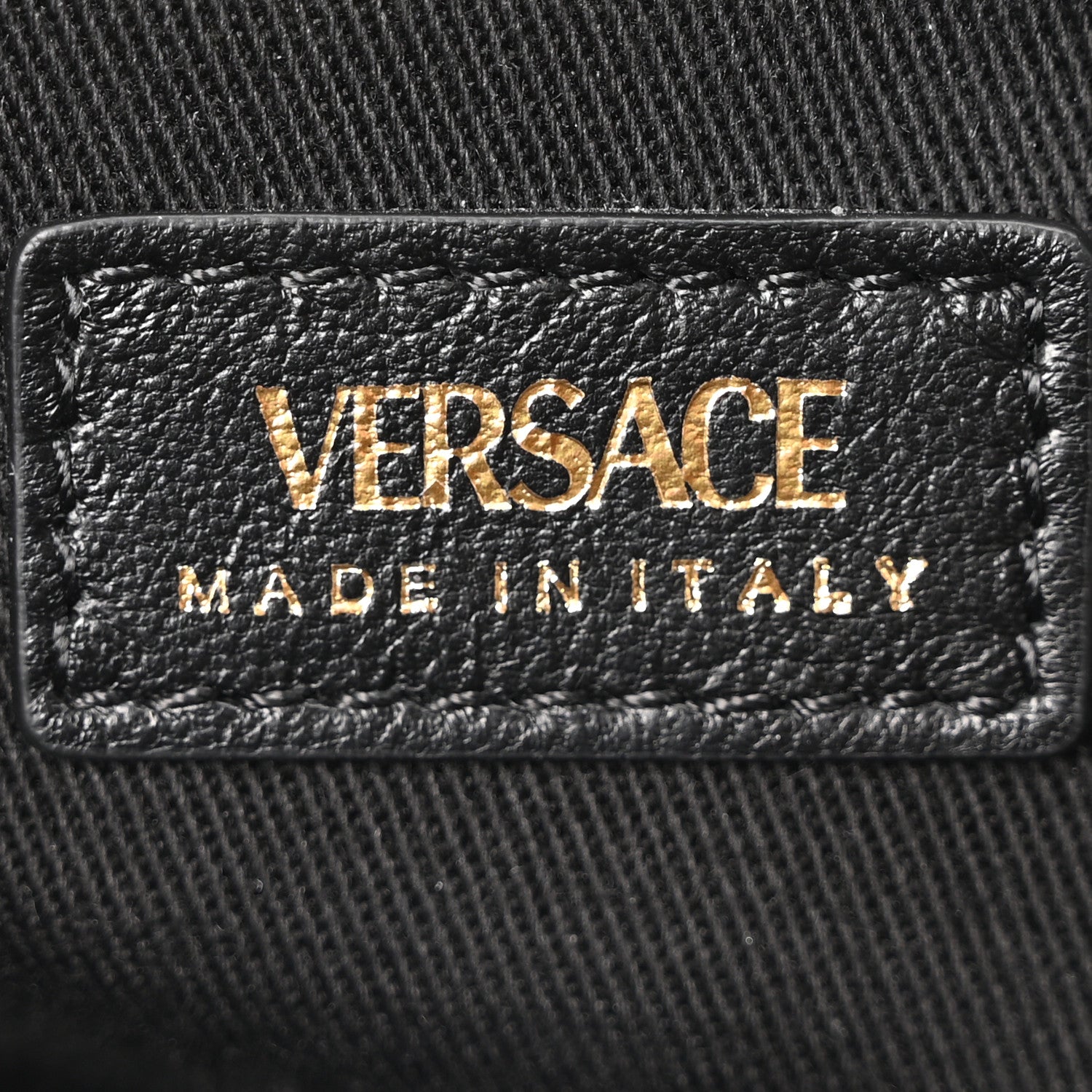 Versace Nappa Quilted Kleio Shoulder Bag Black 6 of 10