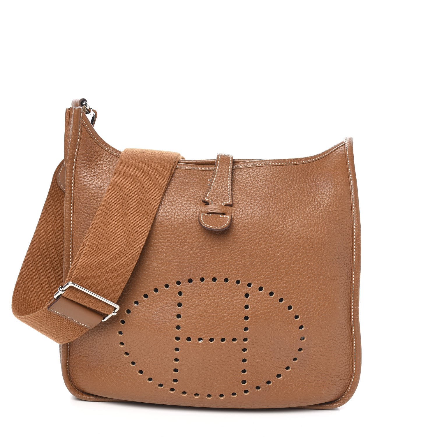 Hermes Taurillon Clemence Evelyne III GM Gold 1 of 9