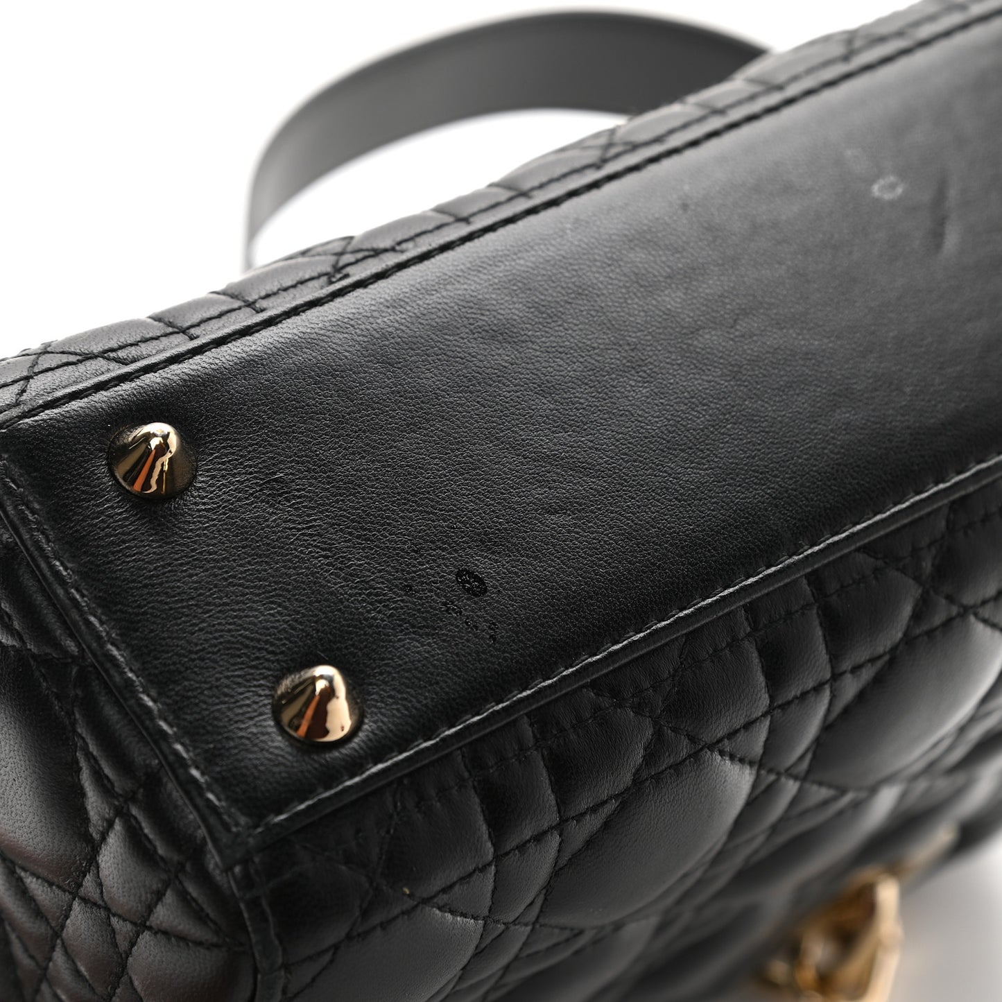 Lambskin Cannage Small My ABCDior Lady Dior Black