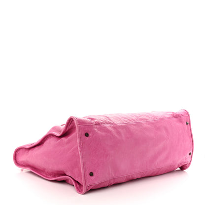 Balenciaga Agneau Classic Hardware Weekender Cyclamen Fucsia 4 of 12