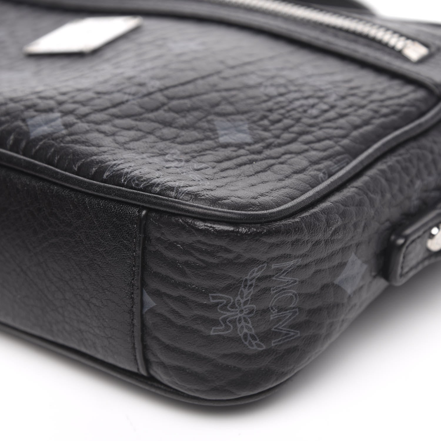 MCM Visetos Small Heritage Line Camera Crossbody Bag Black 9 of 9