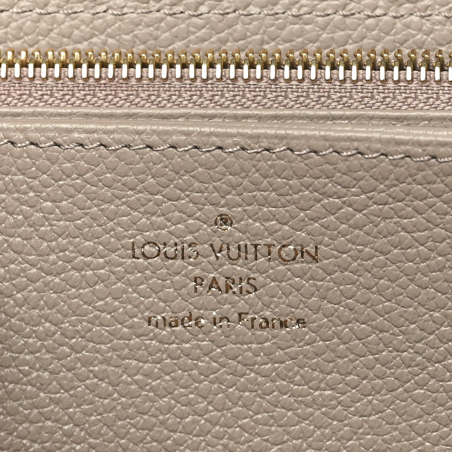 Empreinte Monogram Giant Zippy Wallet Tourterelle Creme