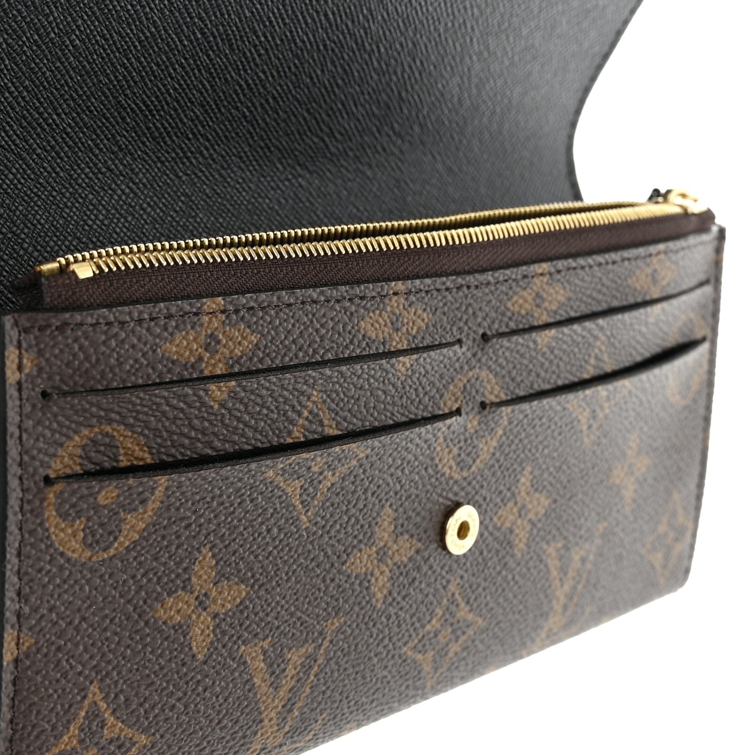 Louis Vuitton Reverse Monogram Emilie Wallet 9 of 10