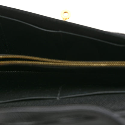 Hermes Epsom Kelly Wallet To Go Black 5 of 9