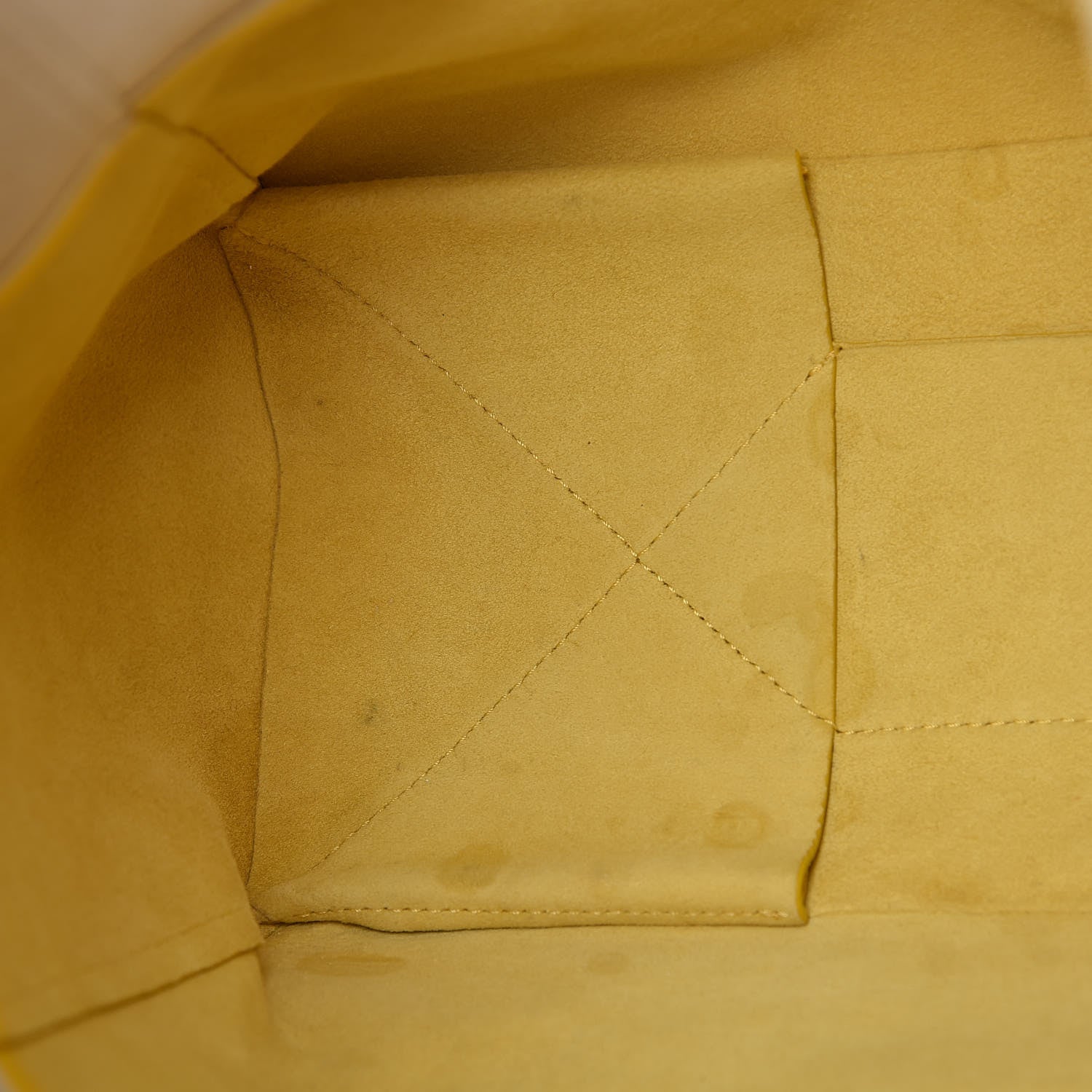 Celine Lambskin Vertical Bi-Cabas White Sun Yellow 8 of 29