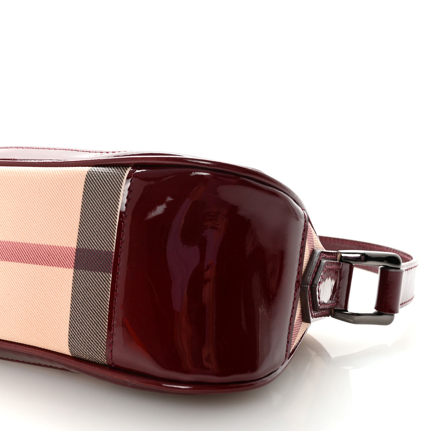 BURBERRY バーバリー ノバチェック裏地 中綿ベスト L ワインレッド BURBERRY バーバリー ノバチェック裏地 中綿ベスト L ワインレッド
