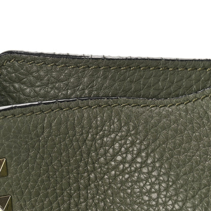 Valentino Garavani Pebbled Calfskin Small Rockstud Flip-Lock Messenger Bag Oasis 8 of 10