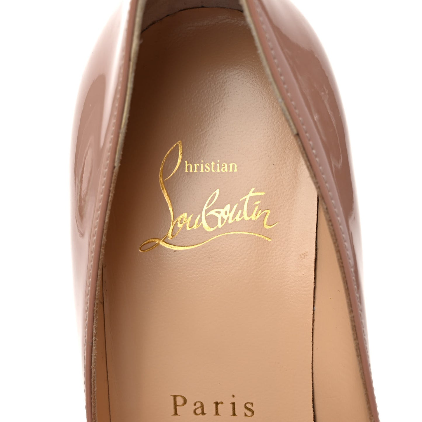 Patent Calfskin Miss Sab 85 Pumps 37.5 Beige