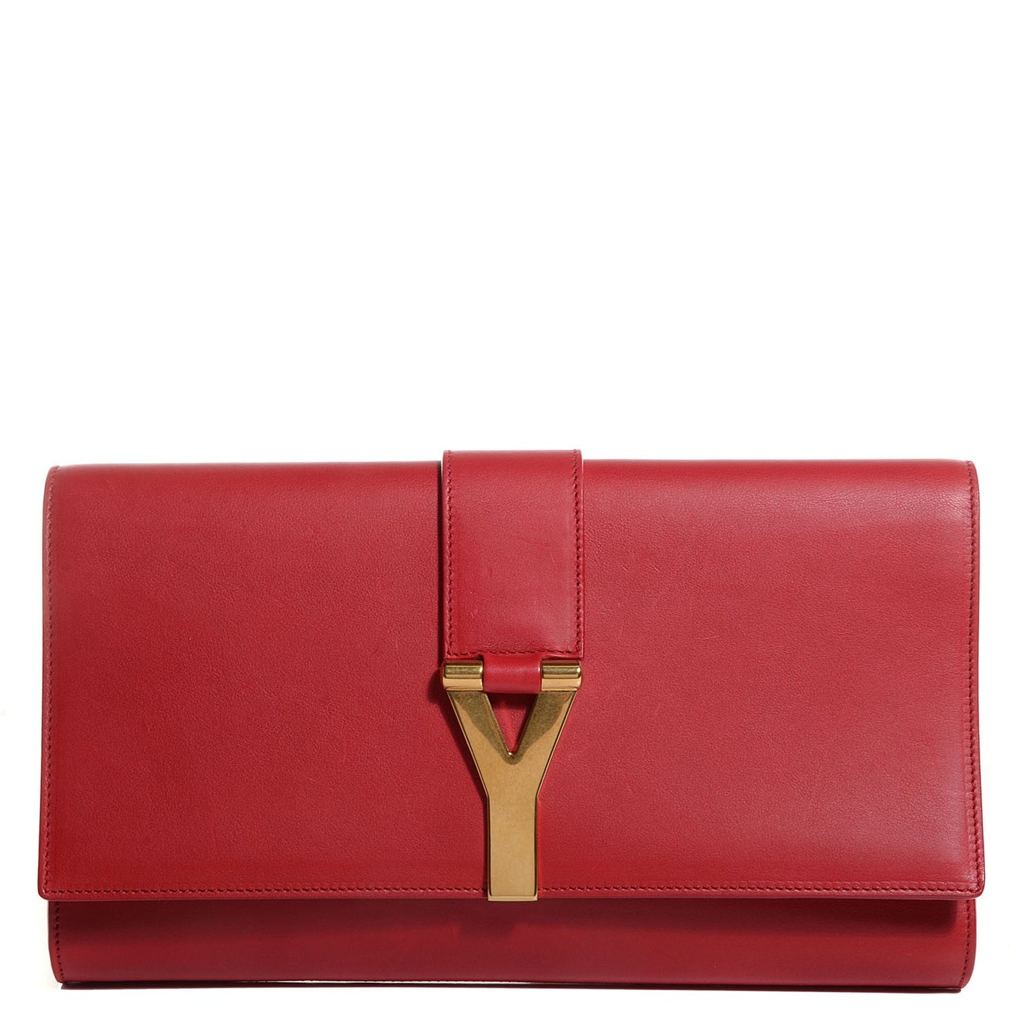 Calfskin Classic Y Clutch