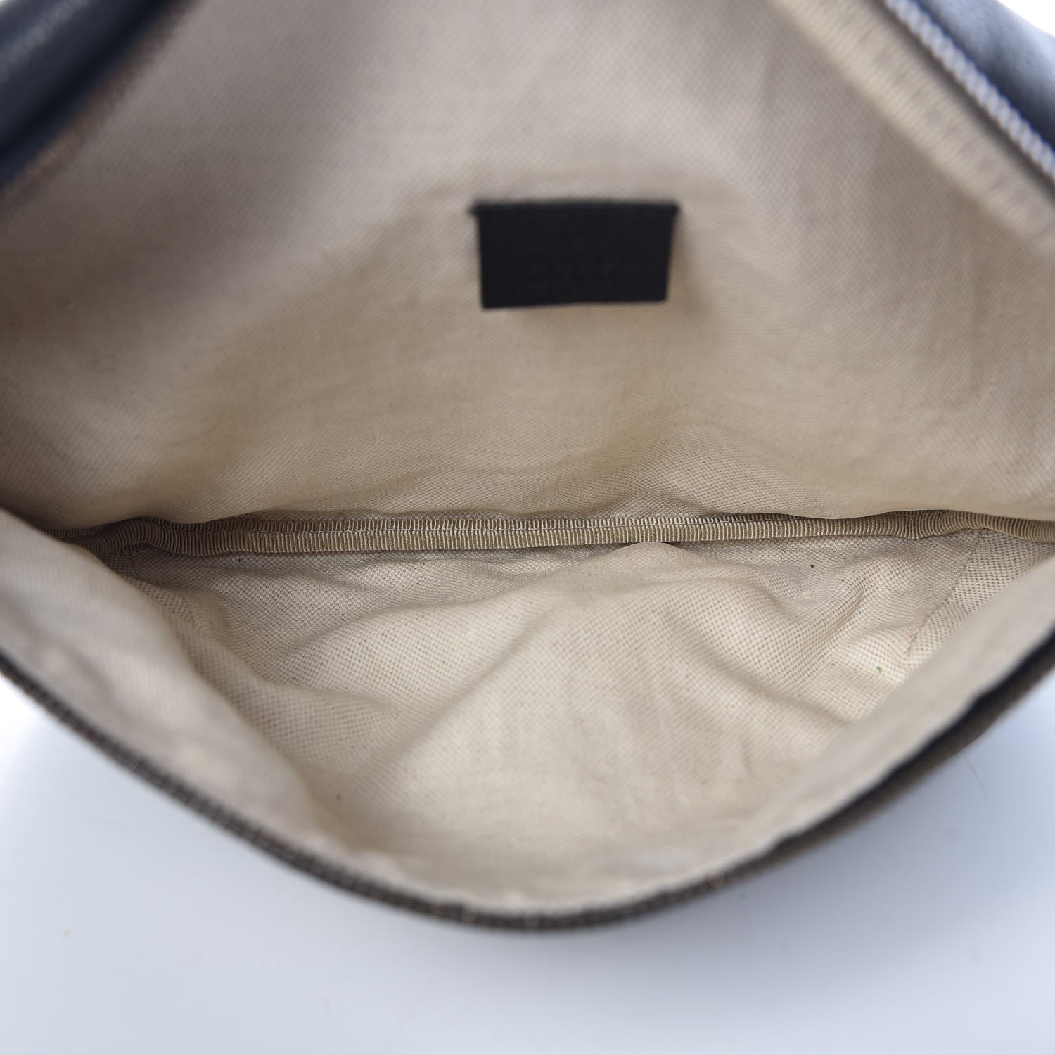 Gucci Grained Calfskin Logo Belt Bag Black 5 of 10
