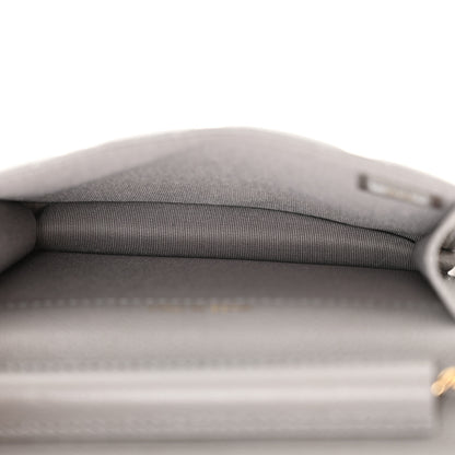 Chanel Caviar Quilted Miss Coco Clutch With Chain Grey 5 of 12