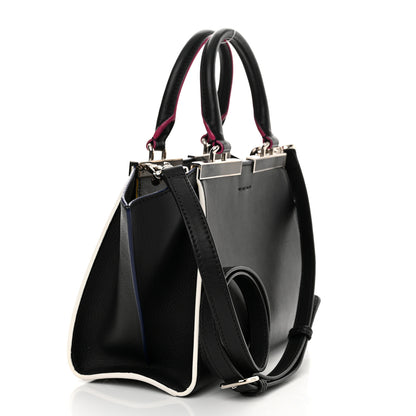 Fendi Vitello Dolce Mini 3Jours Tote Black 3 of 14