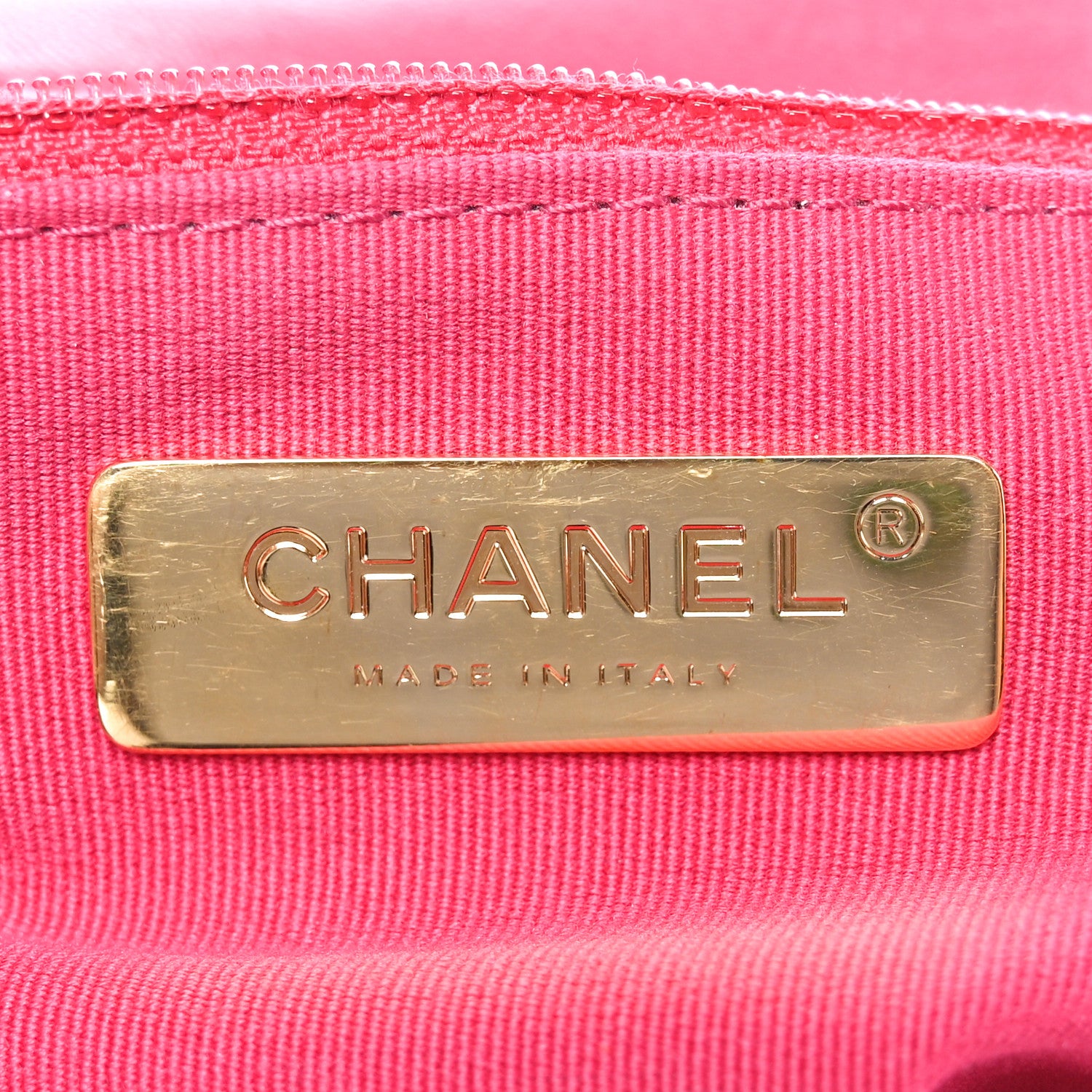 Chanel Lambskin Quilted Medium Chanel 19 Flap Dark Pink 7 of 10