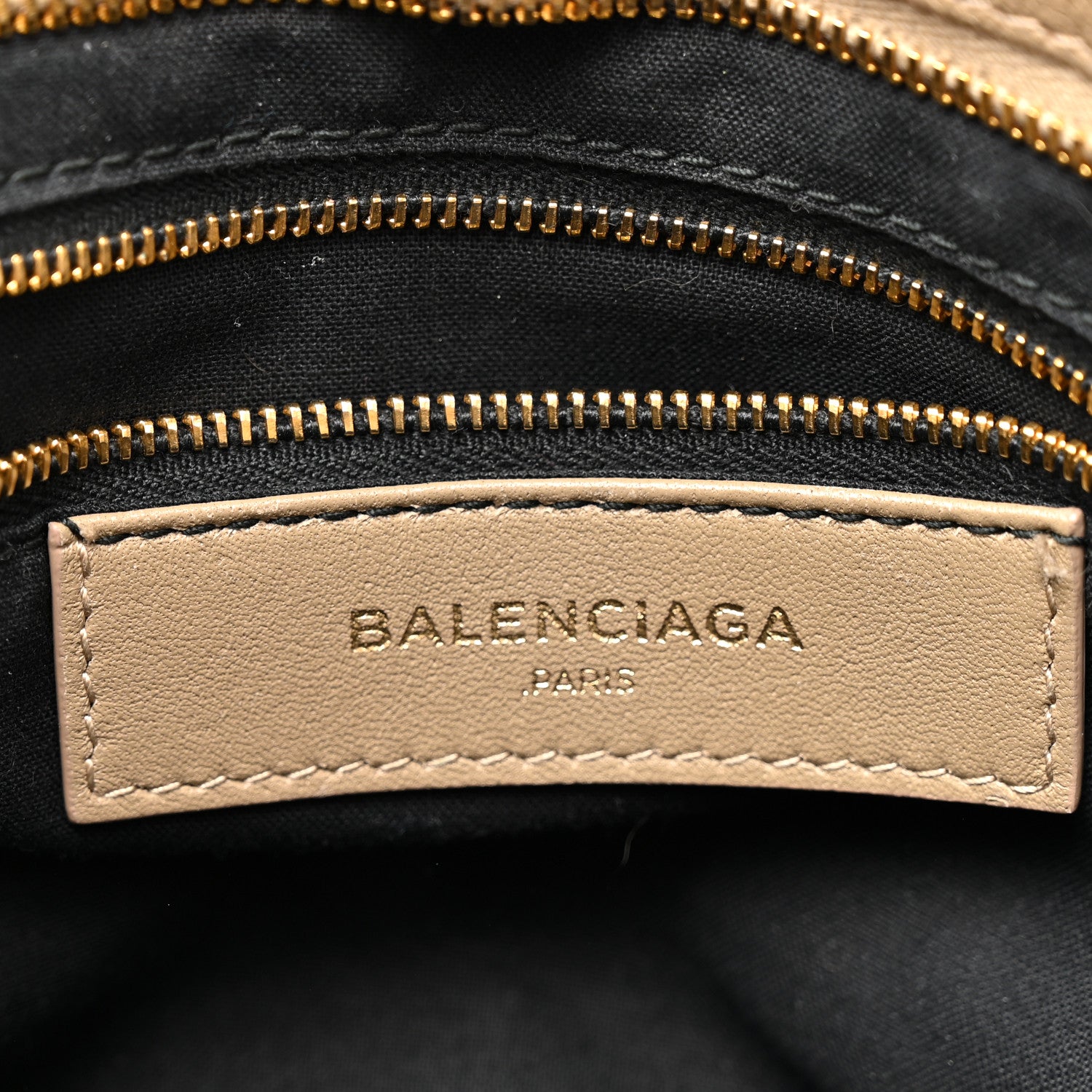 Balenciaga Chevre Gold Metallic Edge Hardware S City Beige Latte 7 of 15
