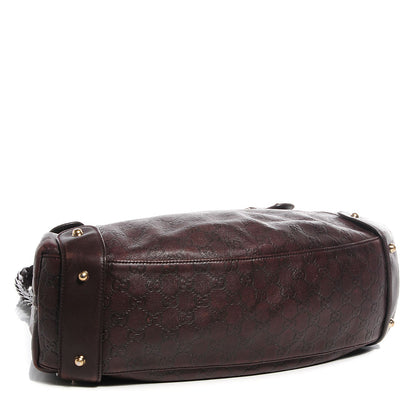 Gucci Guccissima Medium Pelham Shoulder Bag Chocolate Brown 4 of 7