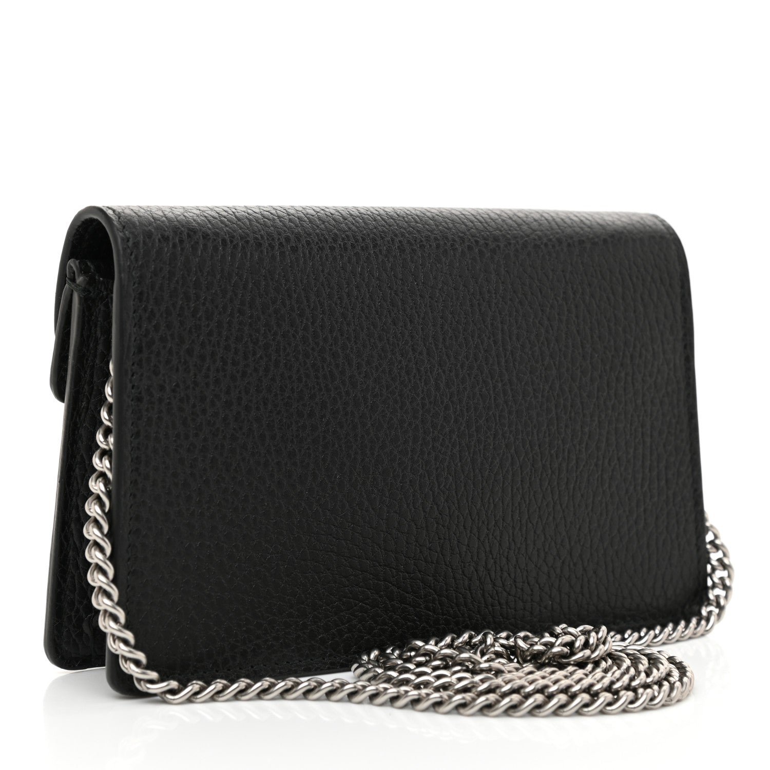 Gucci Calfskin Super Mini Dionysus Shoulder Bag Black 3 of 7